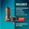 Coleman OneSource Rechargeable Lithium-Ion Battery &amp; 1 Port Quick Charging Station