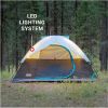 Coleman OneSource Rechargeable 4-Person Camping Dome Tent w/Airflow System &amp; LED Lighting