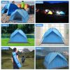 Double-Deck Tow-Door Hydraulic Automatic Tent Build Outdoor Tent Blue