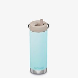 Klean Kanteen TK Wide 16 Oz Twist Top Blue Tint